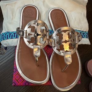 Tory Burch Rose gold Miller sandal